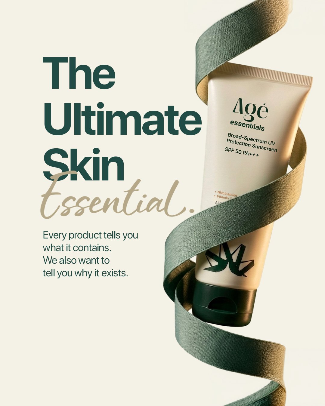 Age Essentials daily skincare products